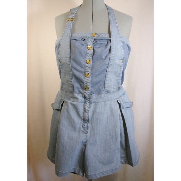 Apple Bottoms Pants - Apple Bottoms halter top shorts romper